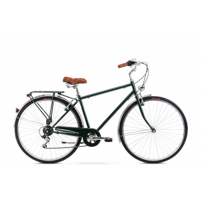 Mestský bicykel ROMET VINTAGE ECO M 2024 L Tmavozelená